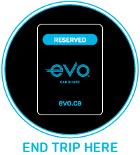 Parking in Evo reserved spot