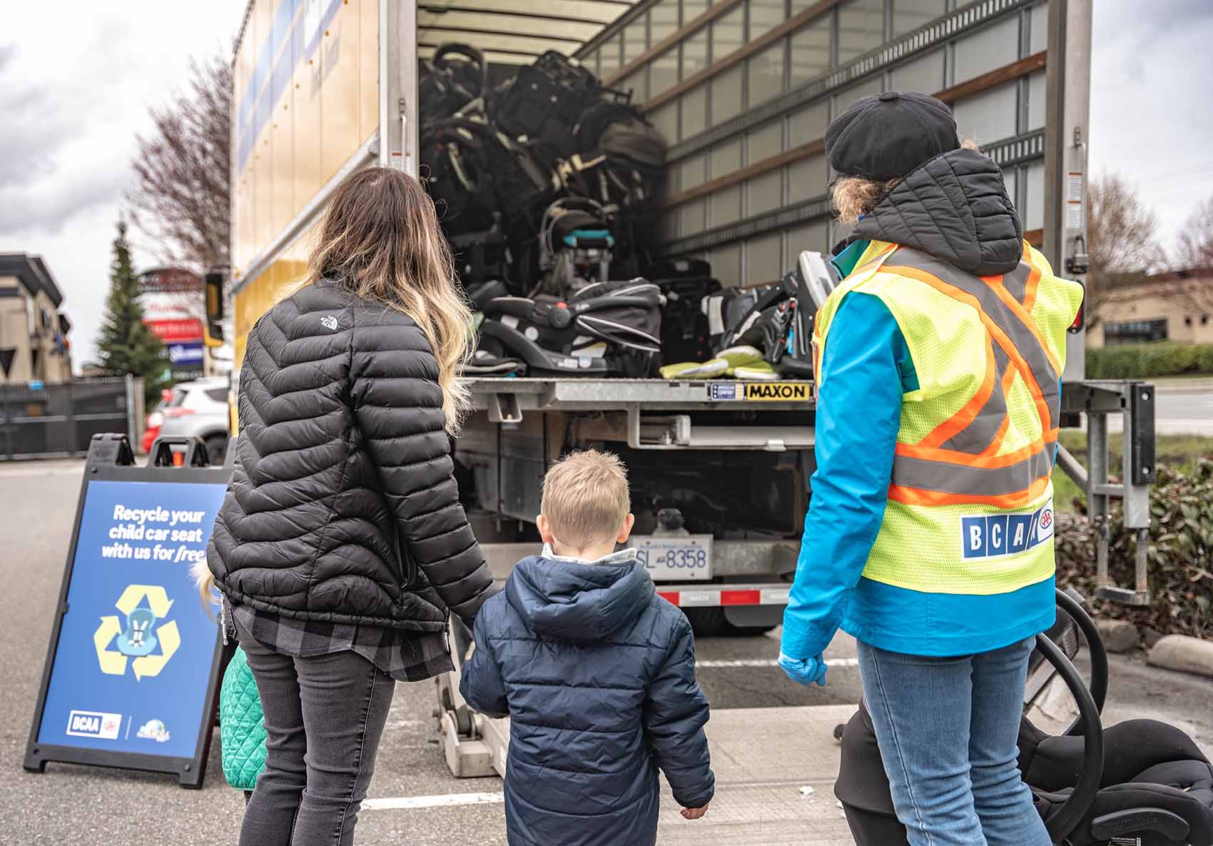 BCAA Car seat recycling event