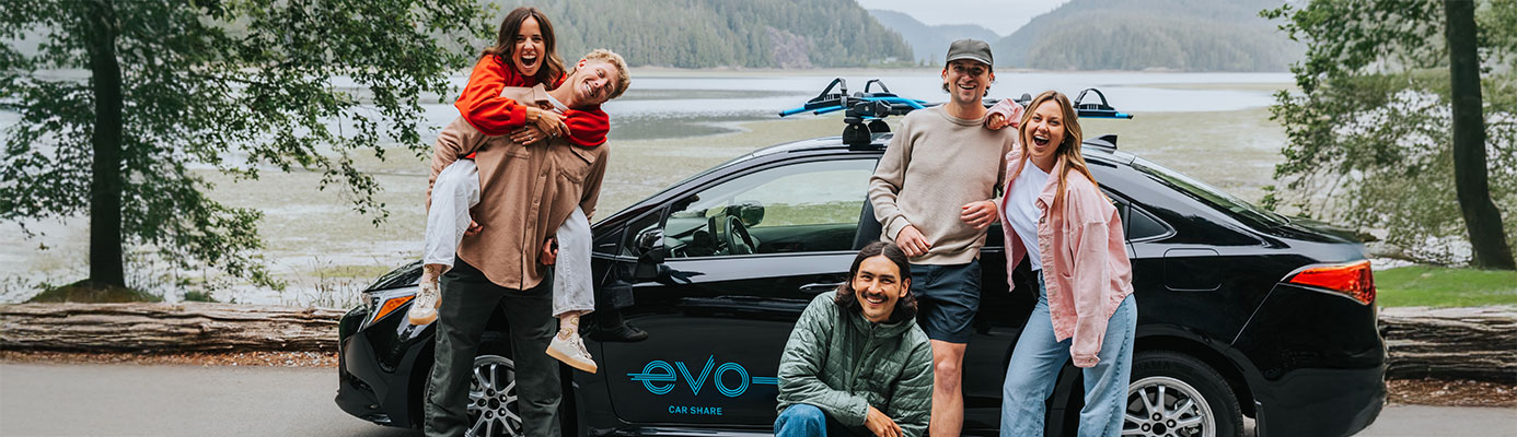 Evo car share with friends