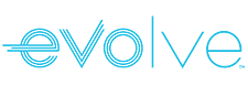 Evolve blue logo