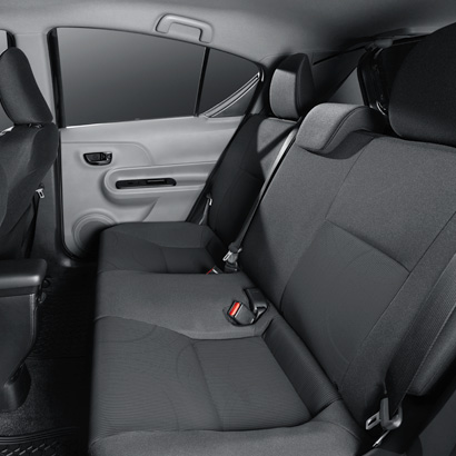 Spacious seating with Evo Car Share